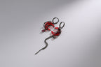 Scarlet Nocturne Earrings