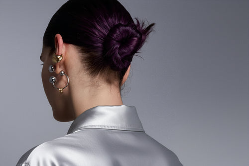 Alloy Orbit Earrings